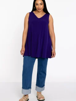 YOEK Damen Top in lila