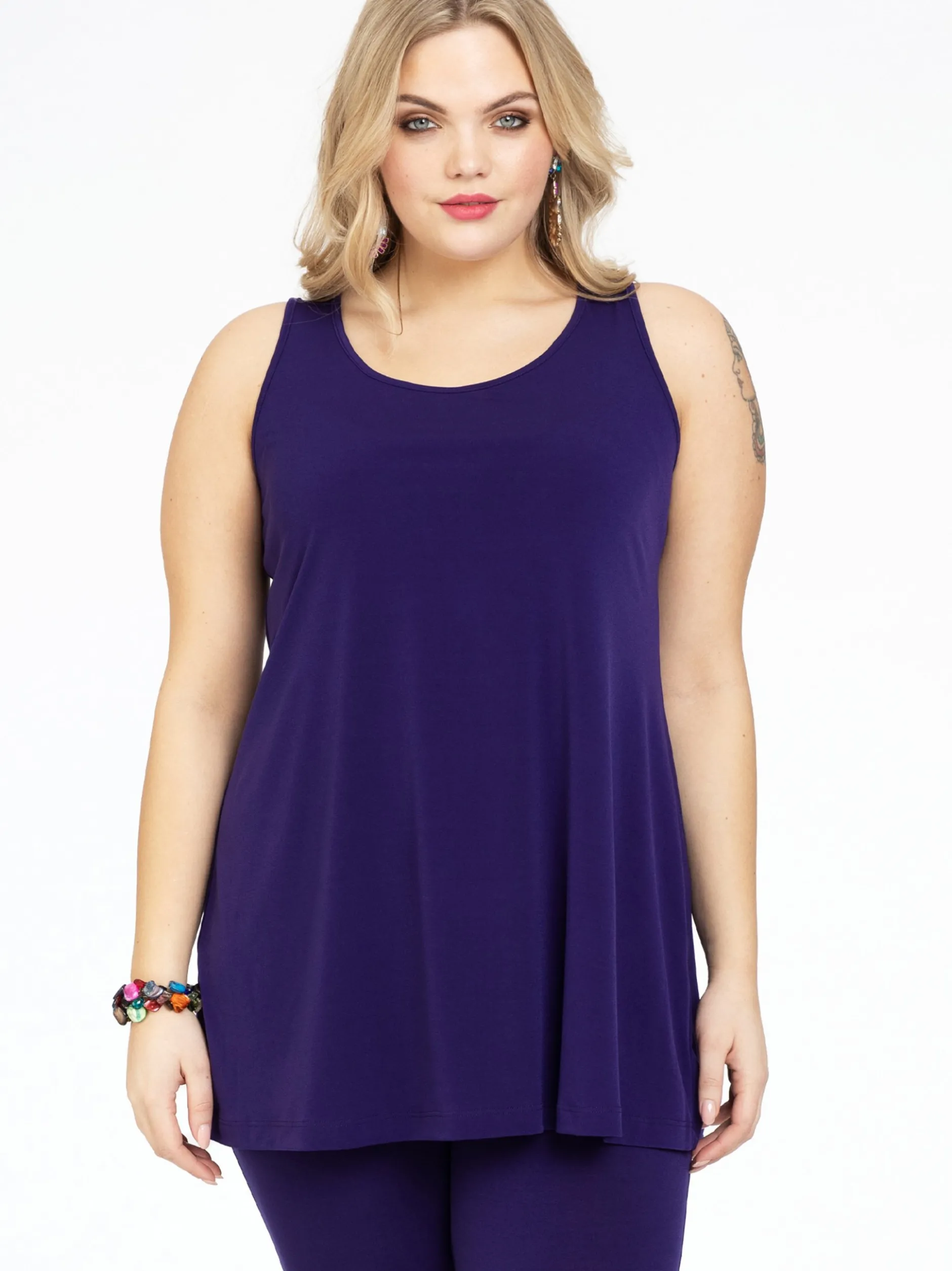 YOEK Damen Top in lila