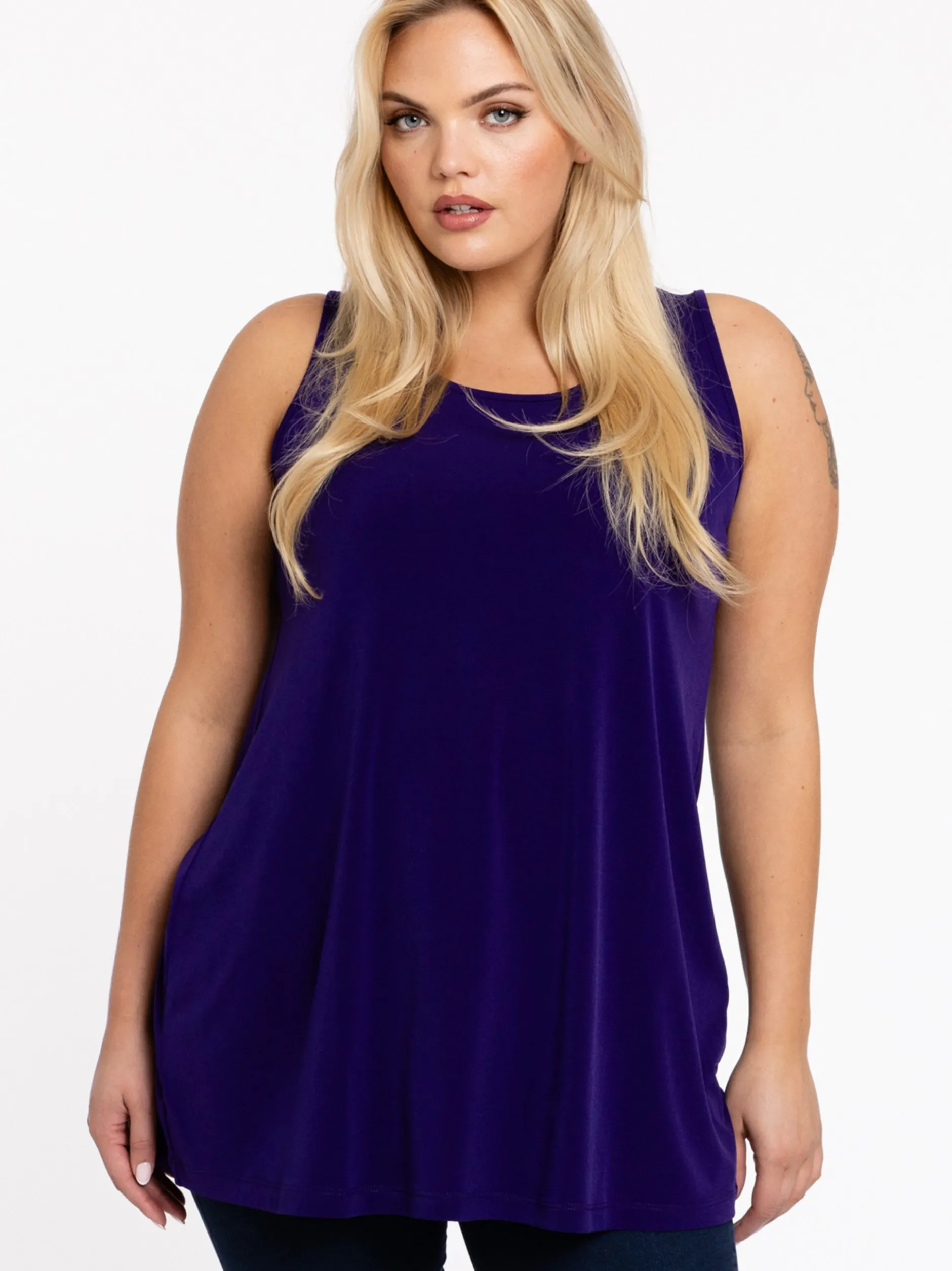 YOEK Damen Top in lila