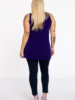 YOEK Damen Top in lila