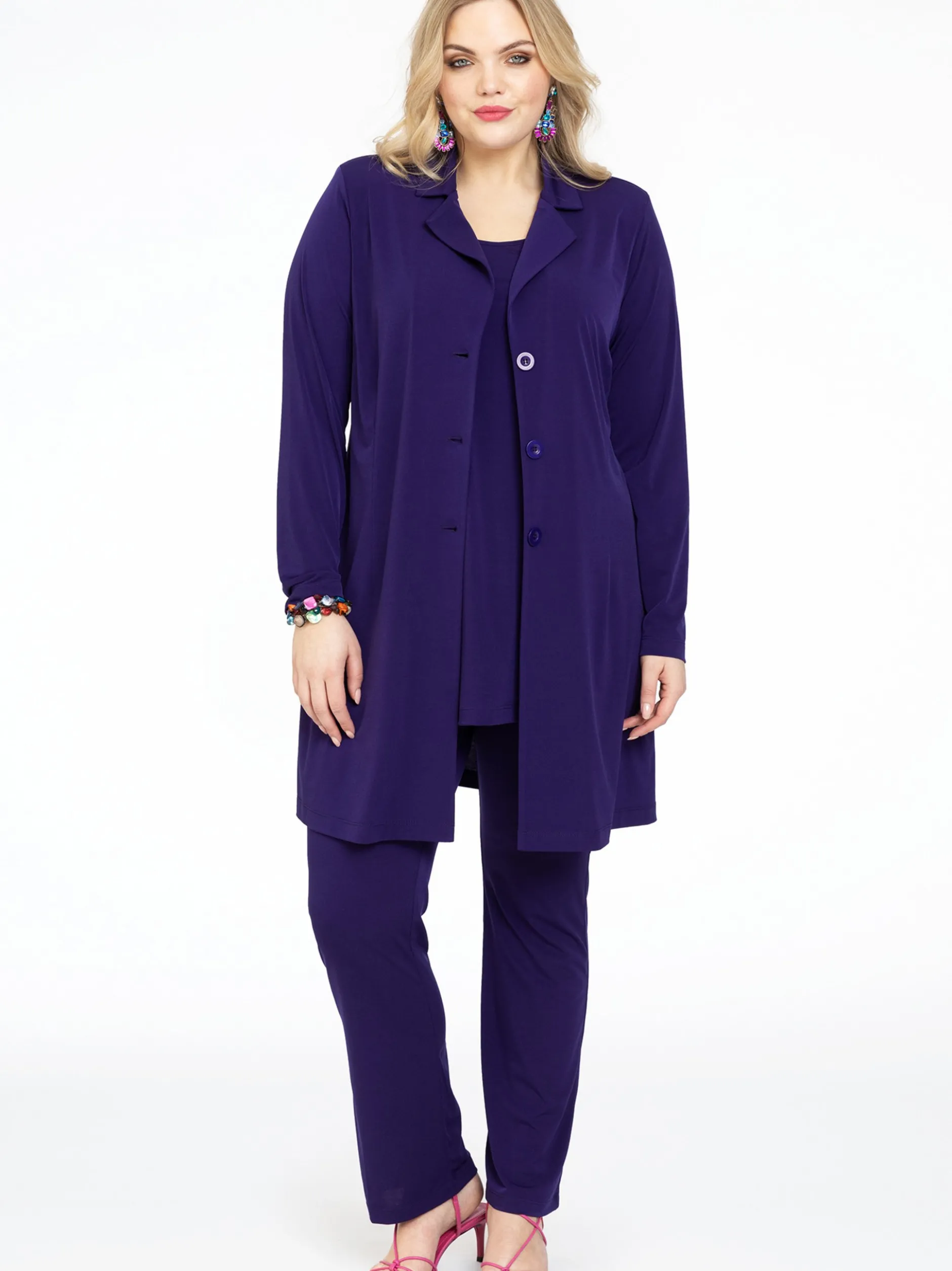 YOEK Damen Top in lila