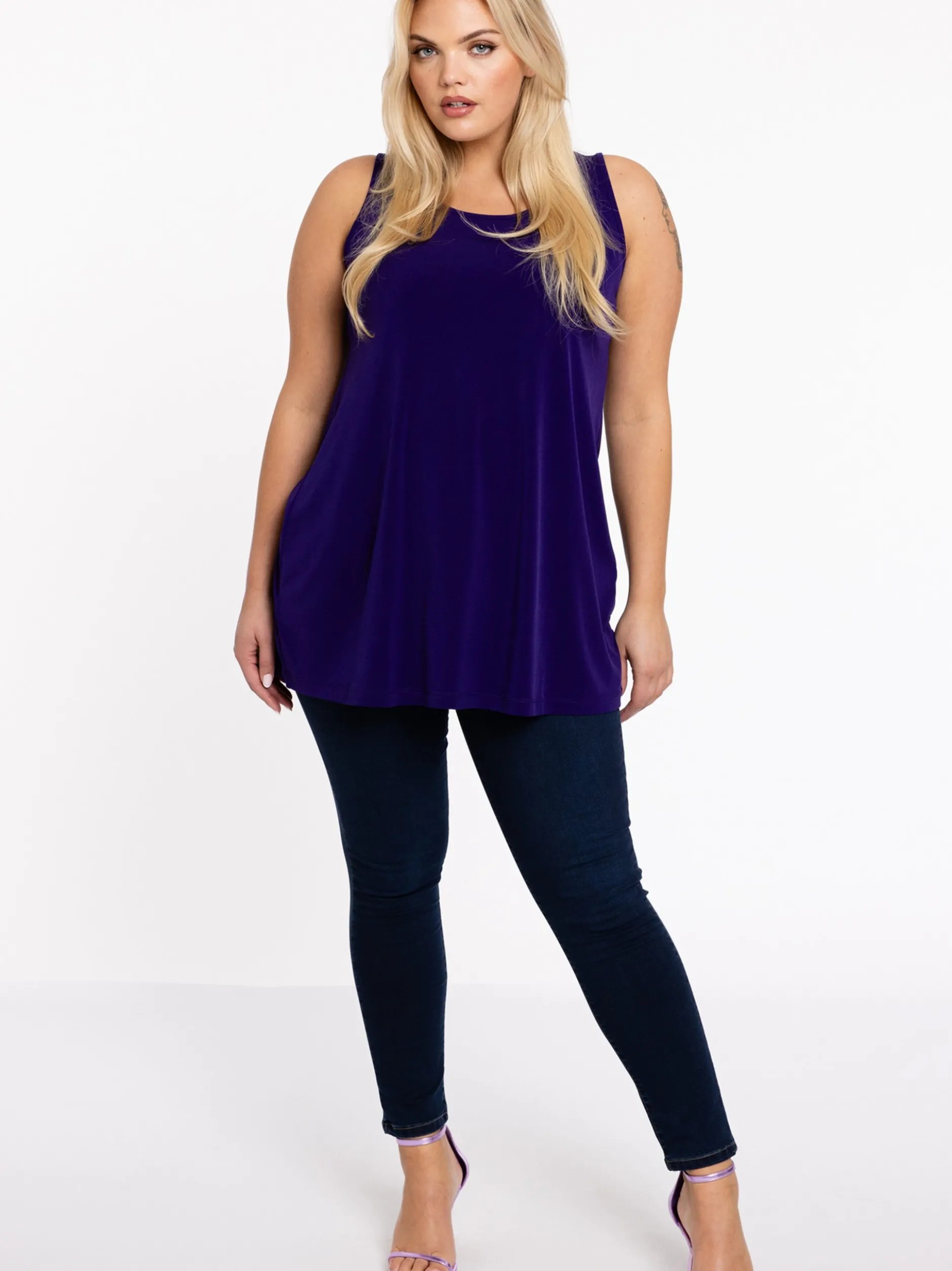 YOEK Damen Top in lila
