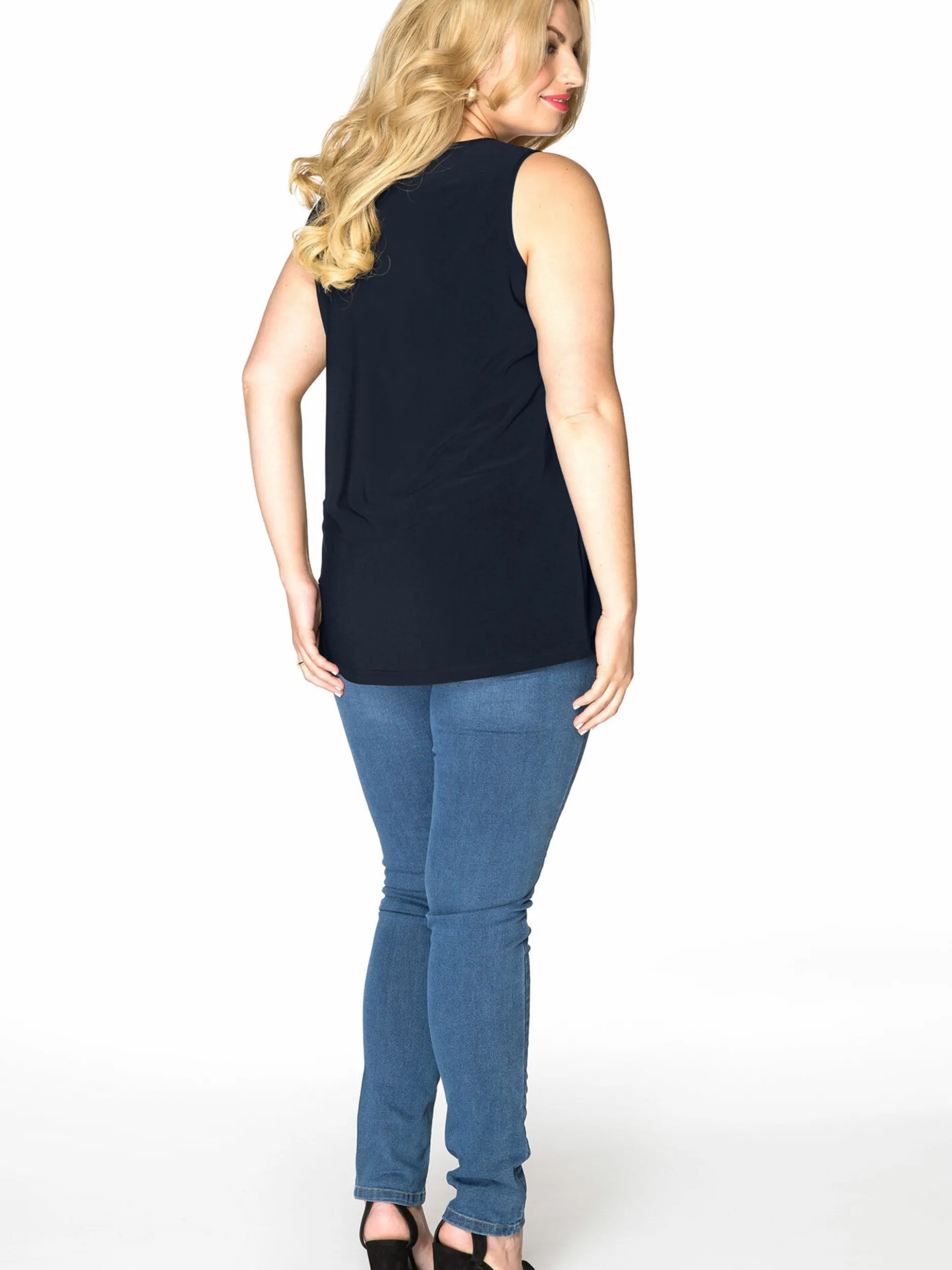 YOEK Damen Top in marine