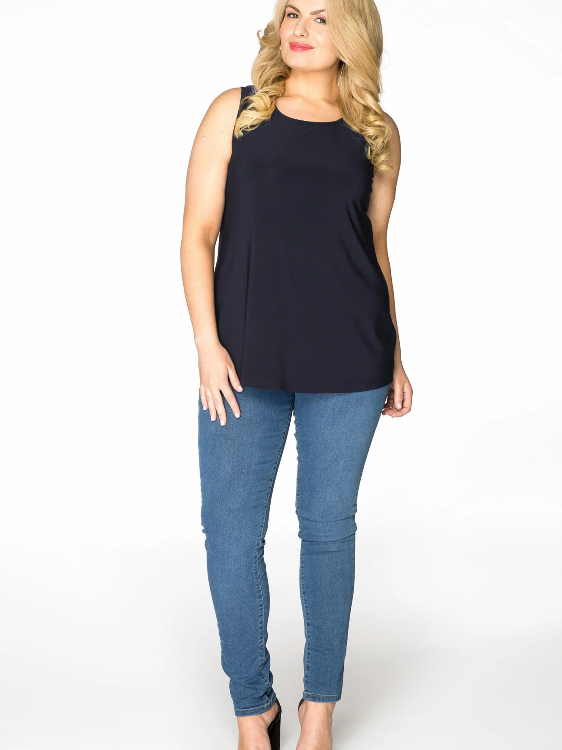 YOEK Damen Top in marine