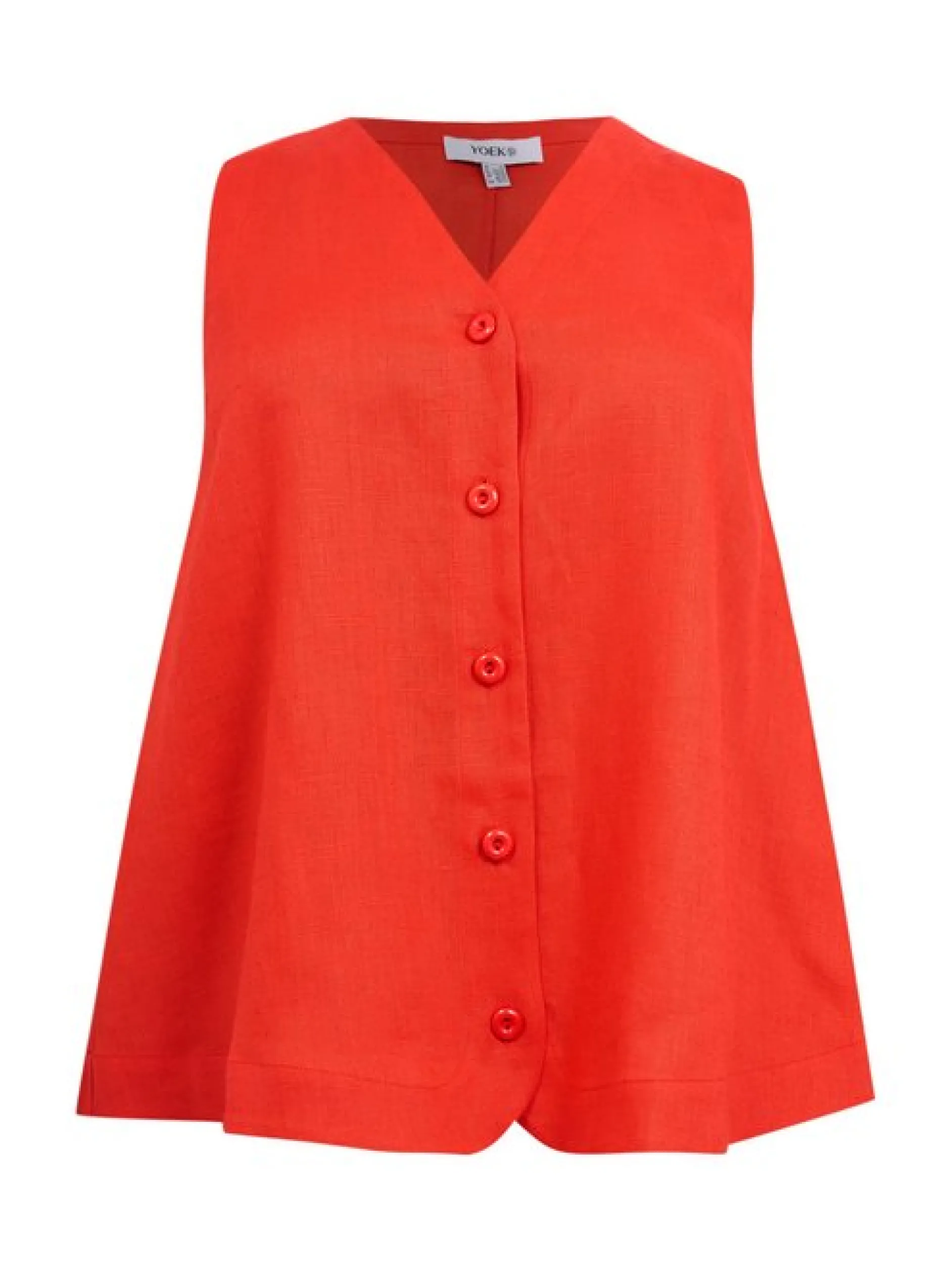 YOEK Damen Top in rot