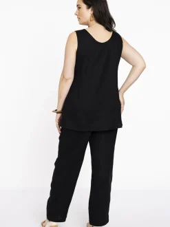 YOEK Damen Top in schwarz