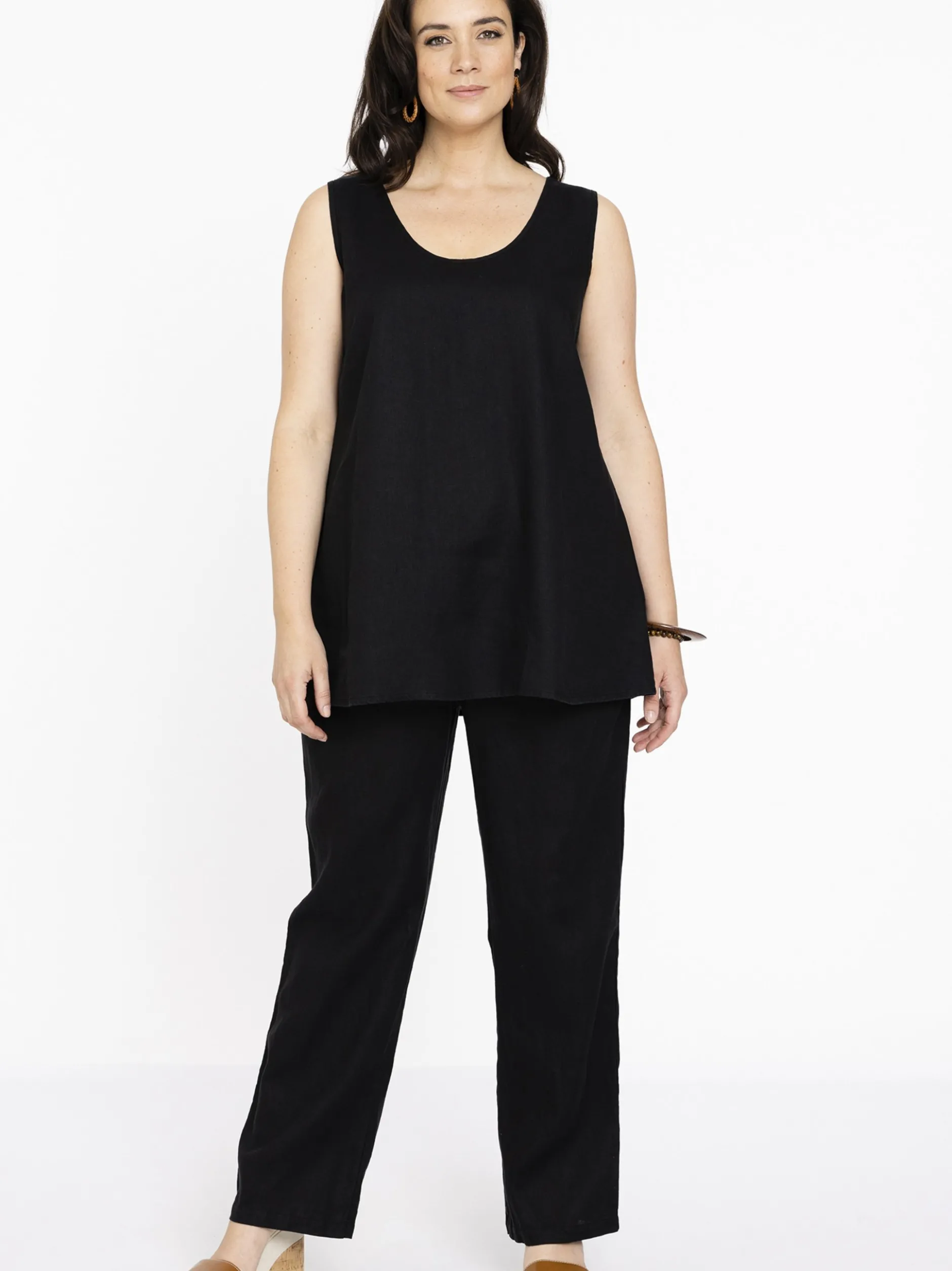 YOEK Damen Top in schwarz