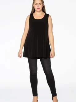YOEK Damen Top in schwarz