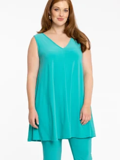 YOEK Damen Top in türkis