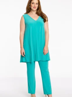 YOEK Damen Top in türkis