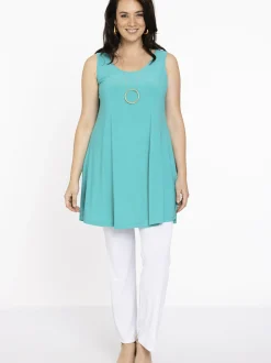 YOEK Damen Top in türkis