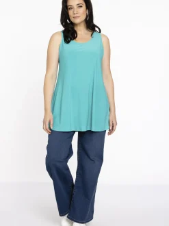 YOEK Damen Top in türkis