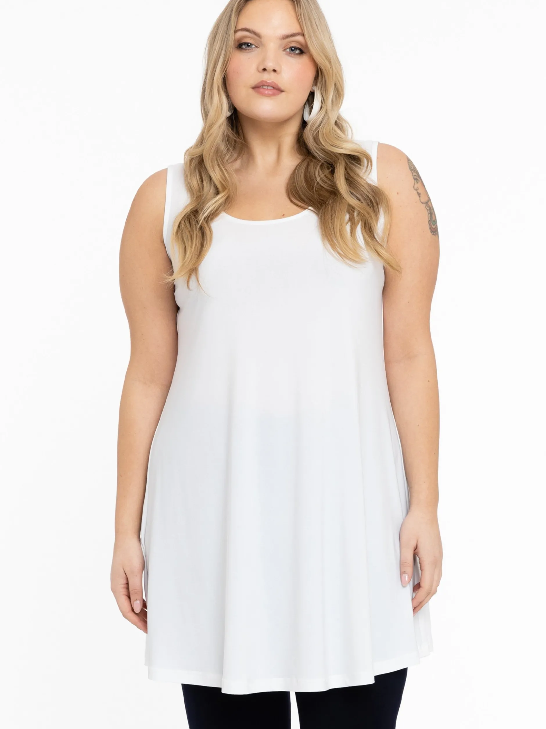 YOEK Damen Top in weiß