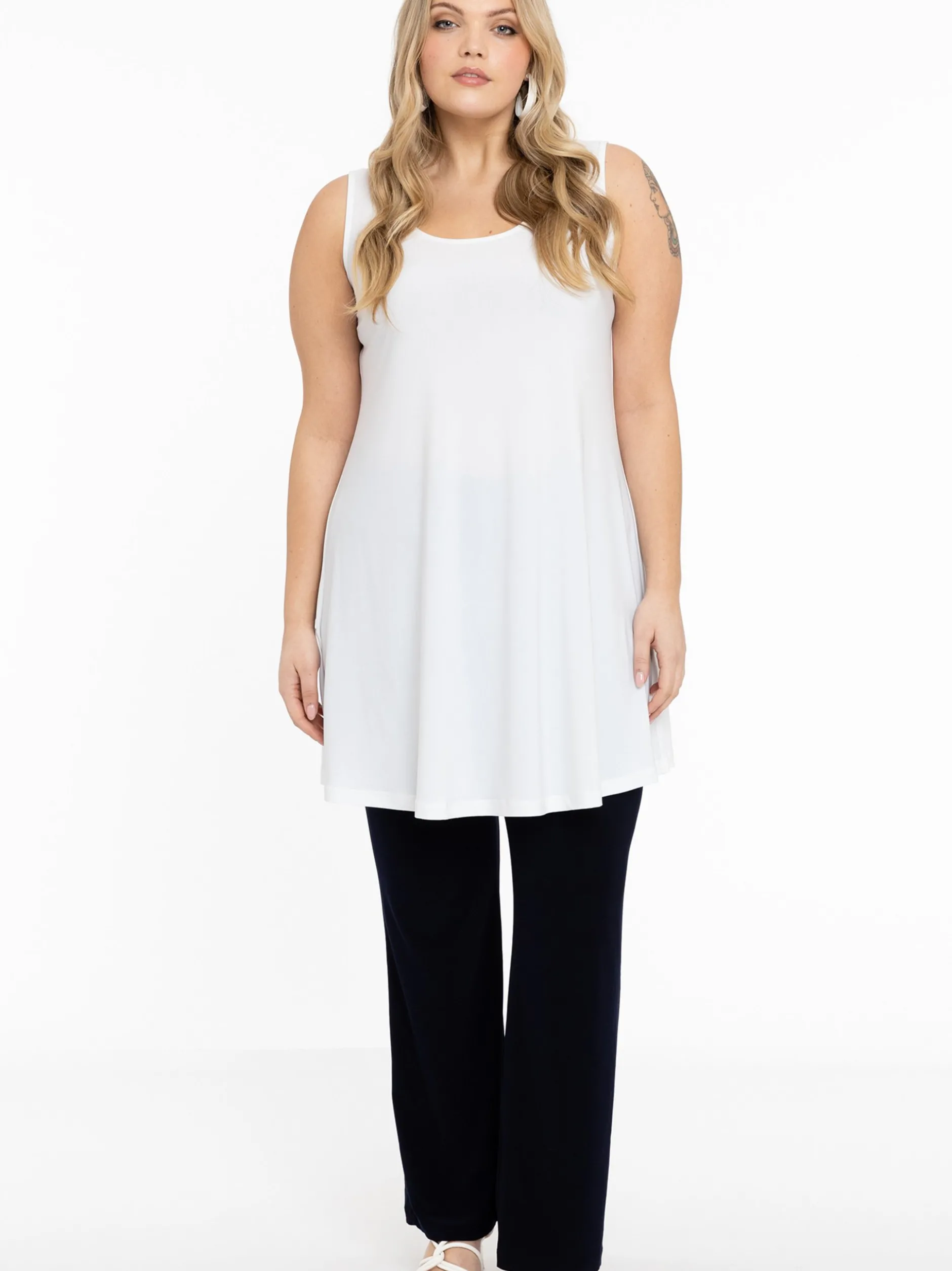 YOEK Damen Top in weiß