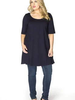 YOEK Damen T-Shirt in blau