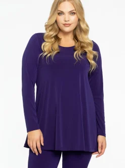 YOEK Damen T-Shirt in lila