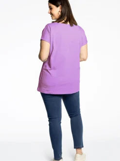 YOEK Damen T-shirt in lila