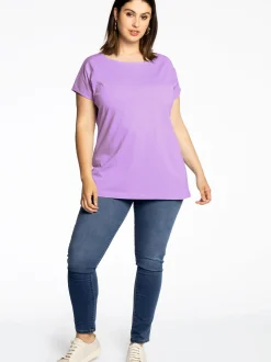 YOEK Damen T-shirt in lila
