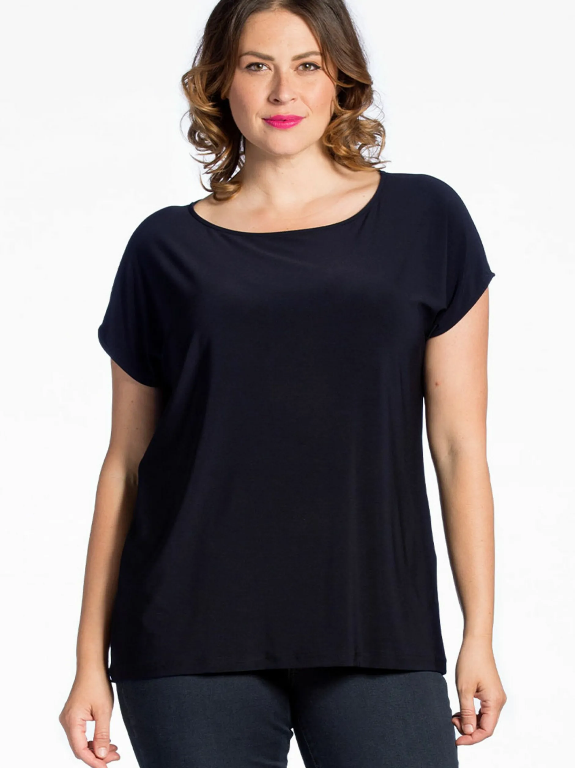 YOEK Damen T-shirt in marine