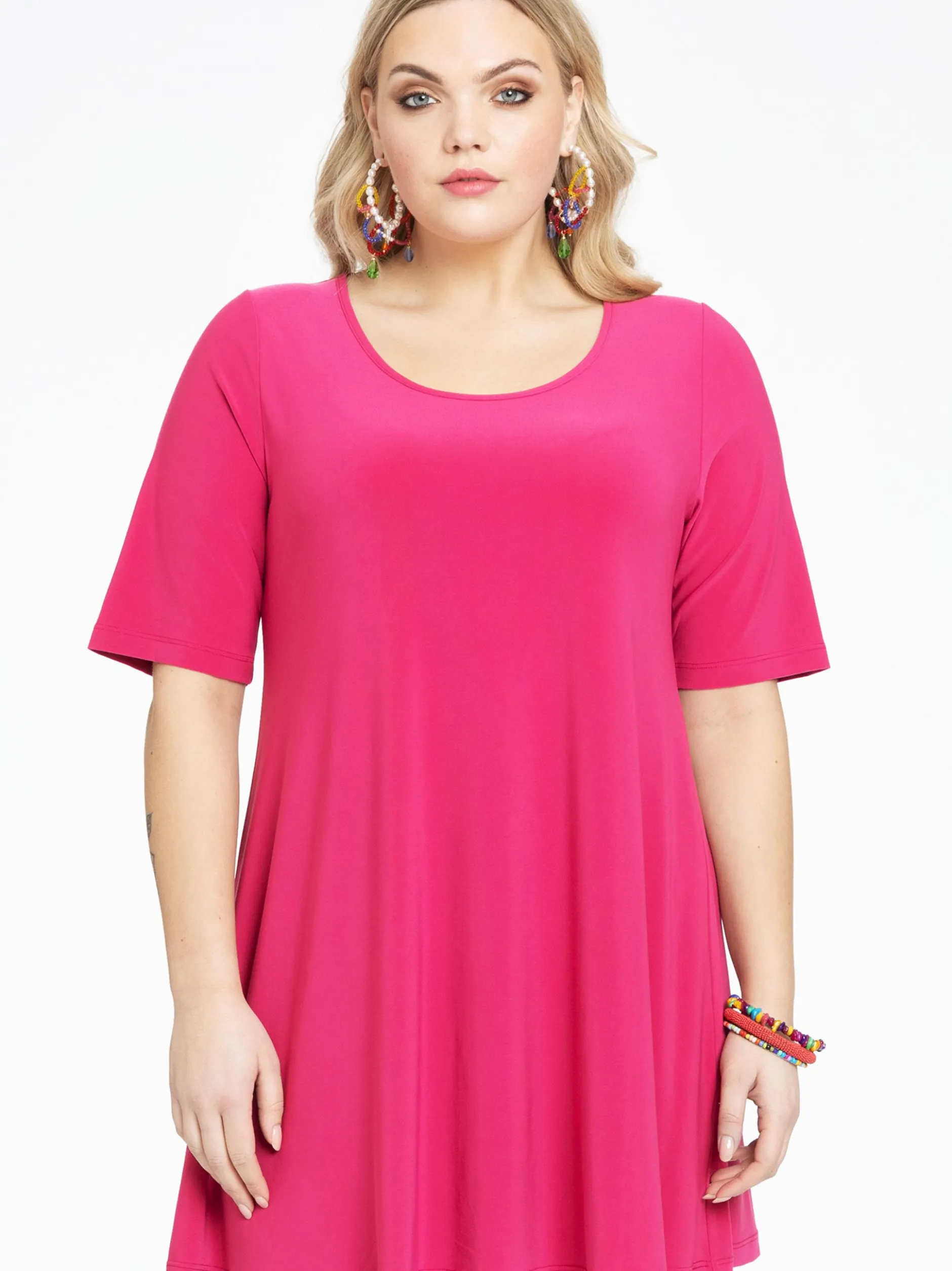 YOEK Damen T-Shirt in rosa