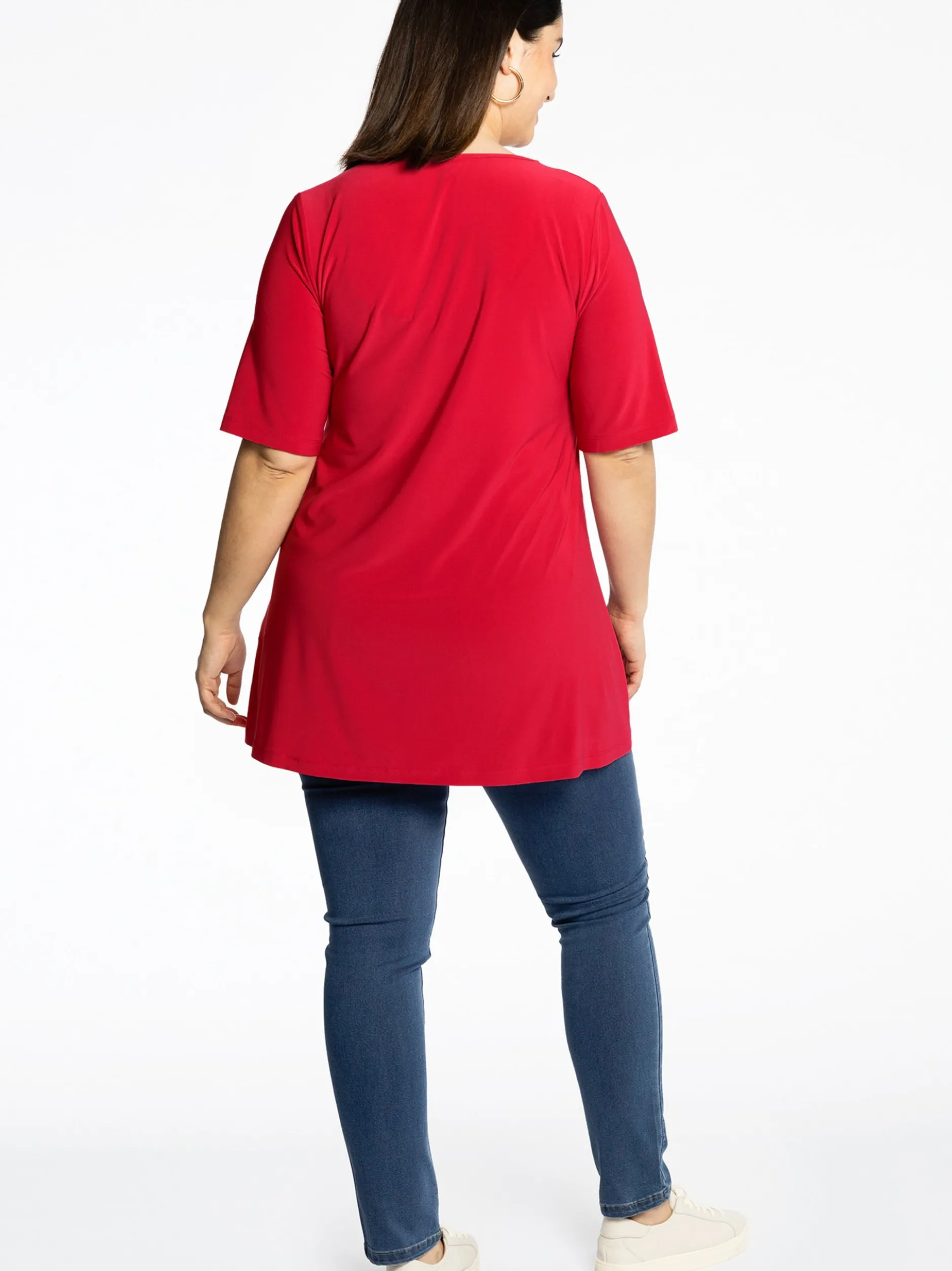 YOEK Damen T-Shirt in rot