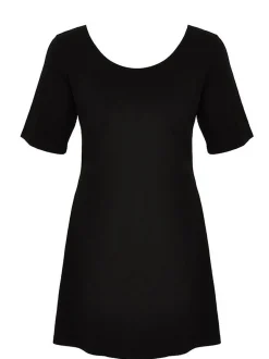 YOEK Damen T-Shirt in schwarz
