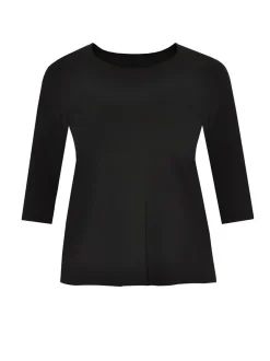 YOEK Damen T-Shirt in schwarz