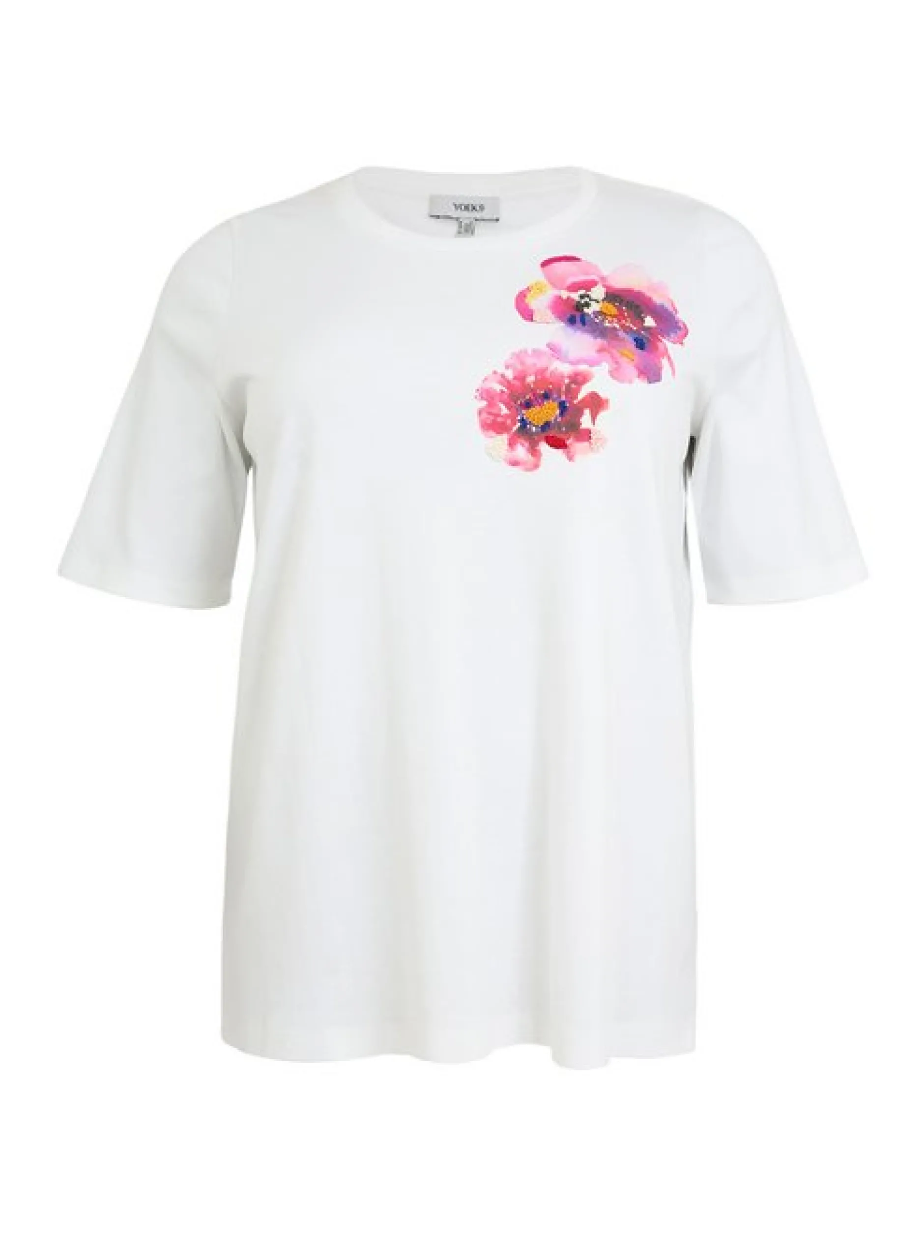 YOEK Damen T-shirt in weiß
