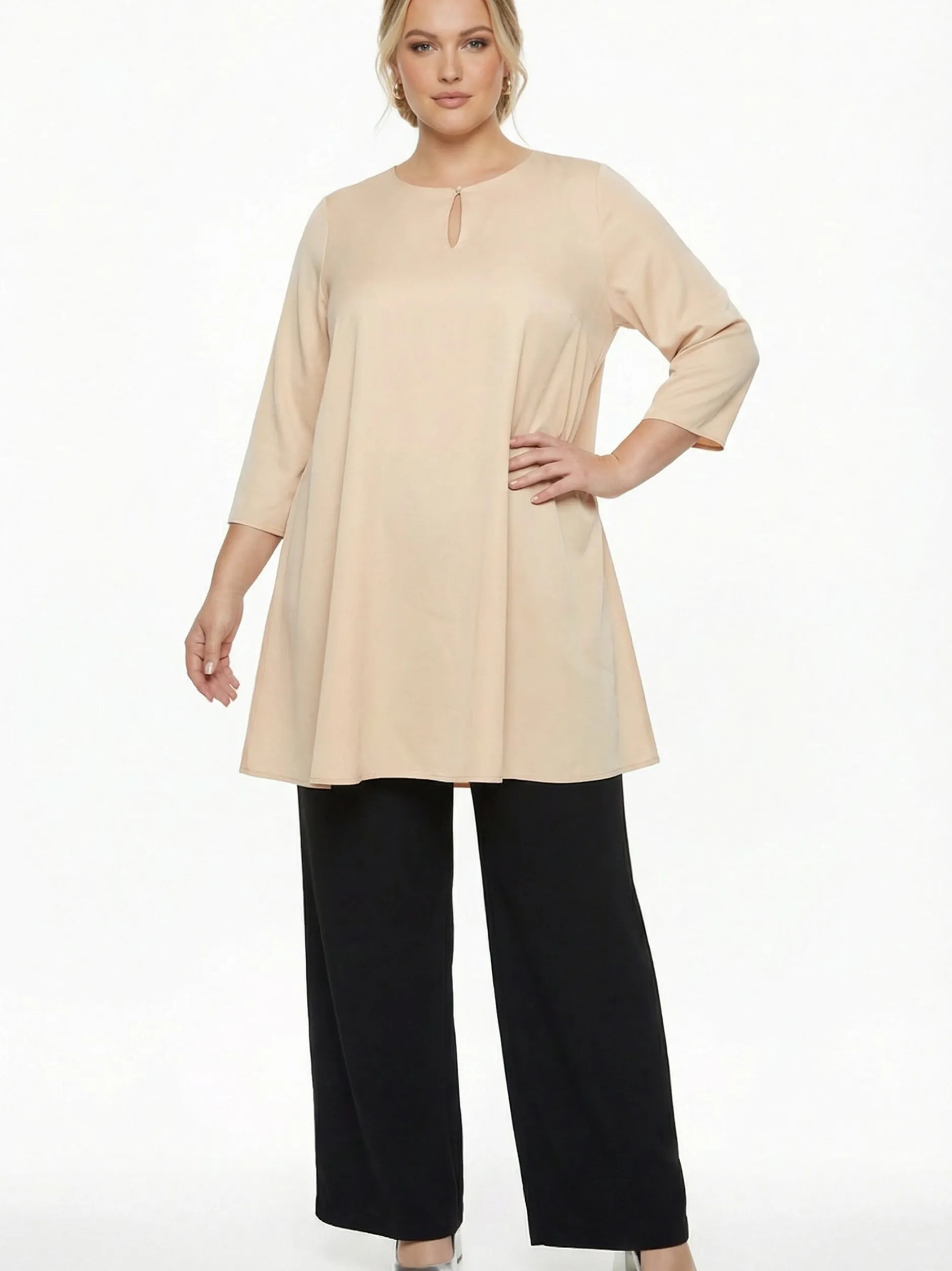 YOEK Damen Tunika in rosa