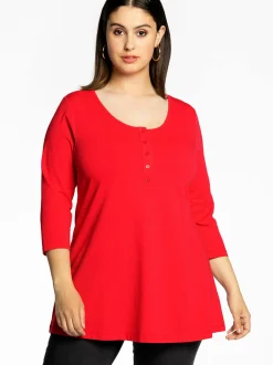YOEK Damen Tunika in rot