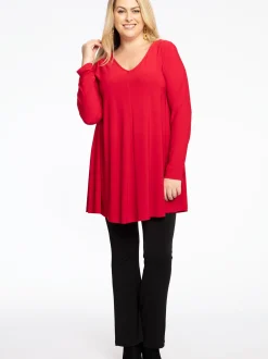 YOEK Damen Tunika in rot
