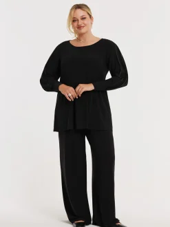 YOEK Damen Tunika in schwarz