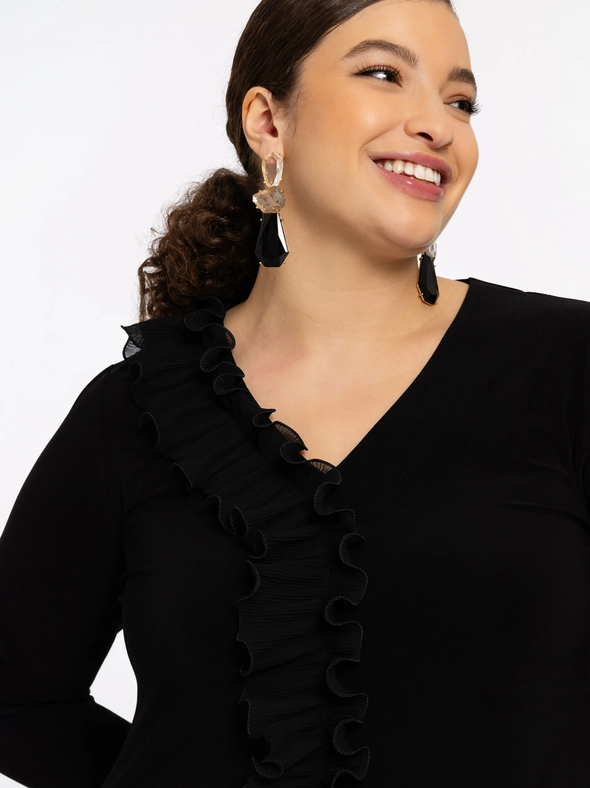 YOEK Damen Tunika in schwarz