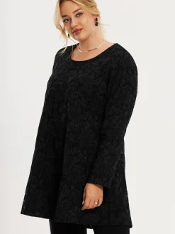 YOEK Damen Tunika in schwarz
