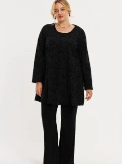 YOEK Damen Tunika in schwarz