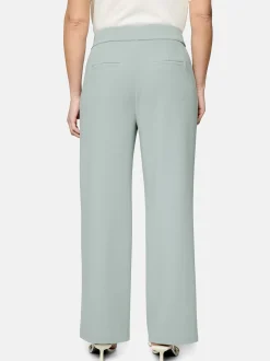 zero Damen Basic-Hose in mint blau