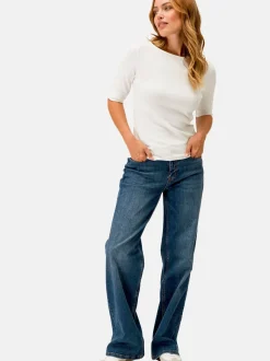 zero Damen Basic in weiß