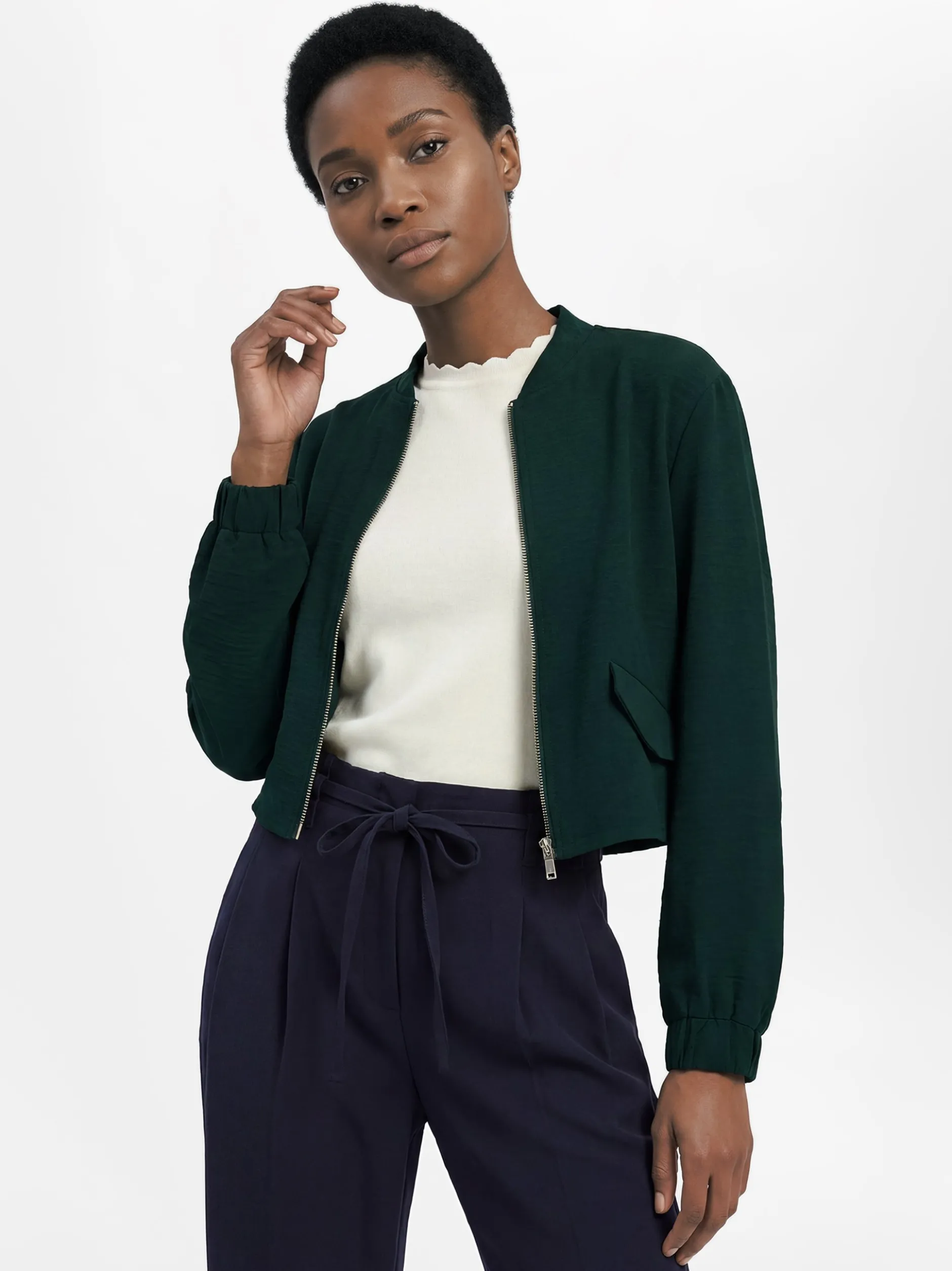 zero Damen Blouson in tanne