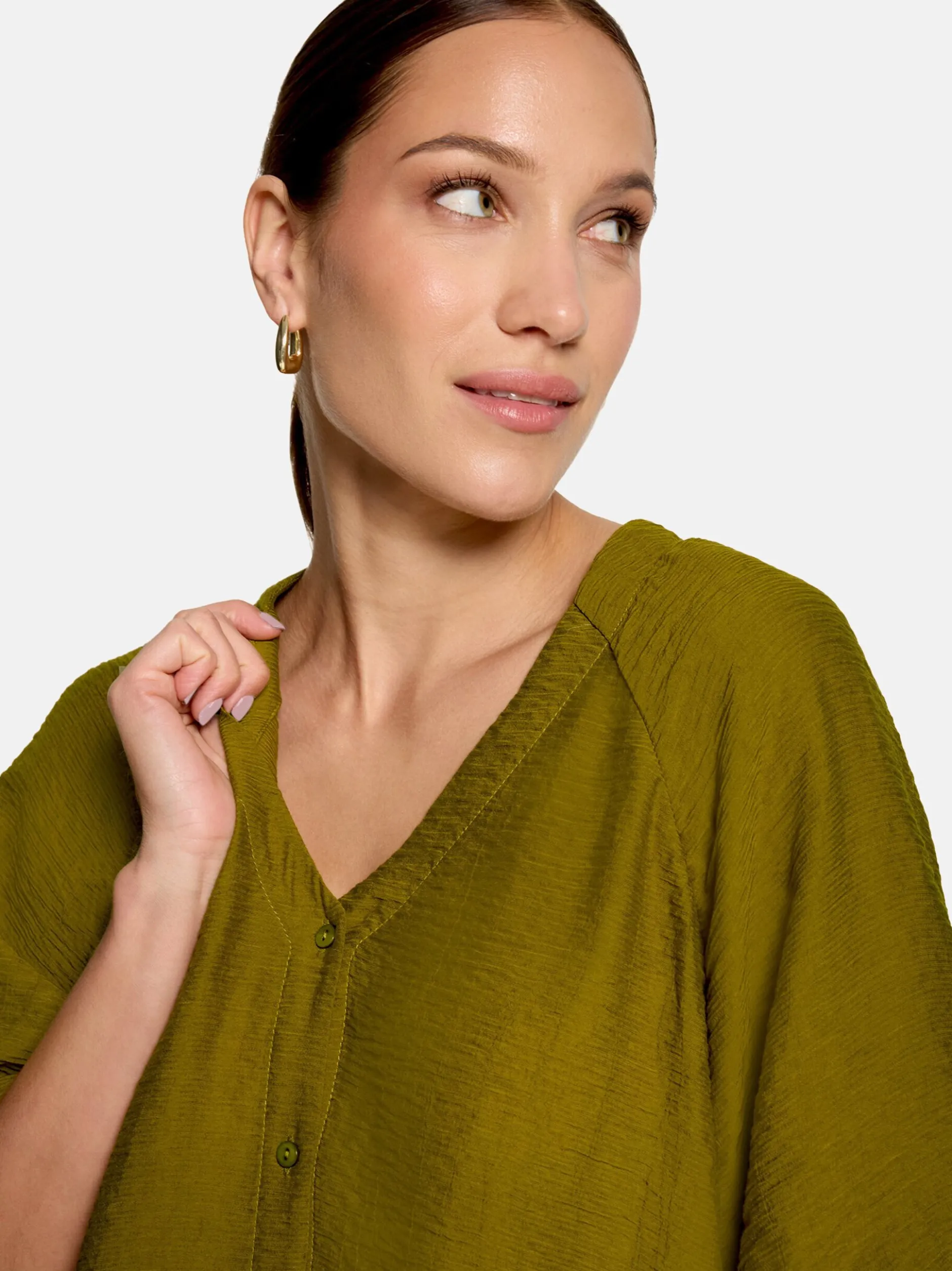 zero Damen Bluse in tanne