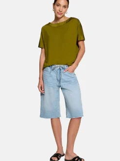 zero Damen Blusenshirt in erbse