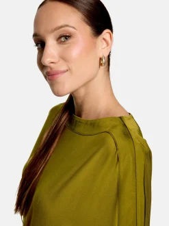 zero Damen Blusenshirt in erbse