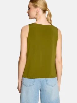 zero Damen Blusentop in tanne