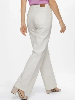 zero Damen Jeans in weiß - Länge: lang