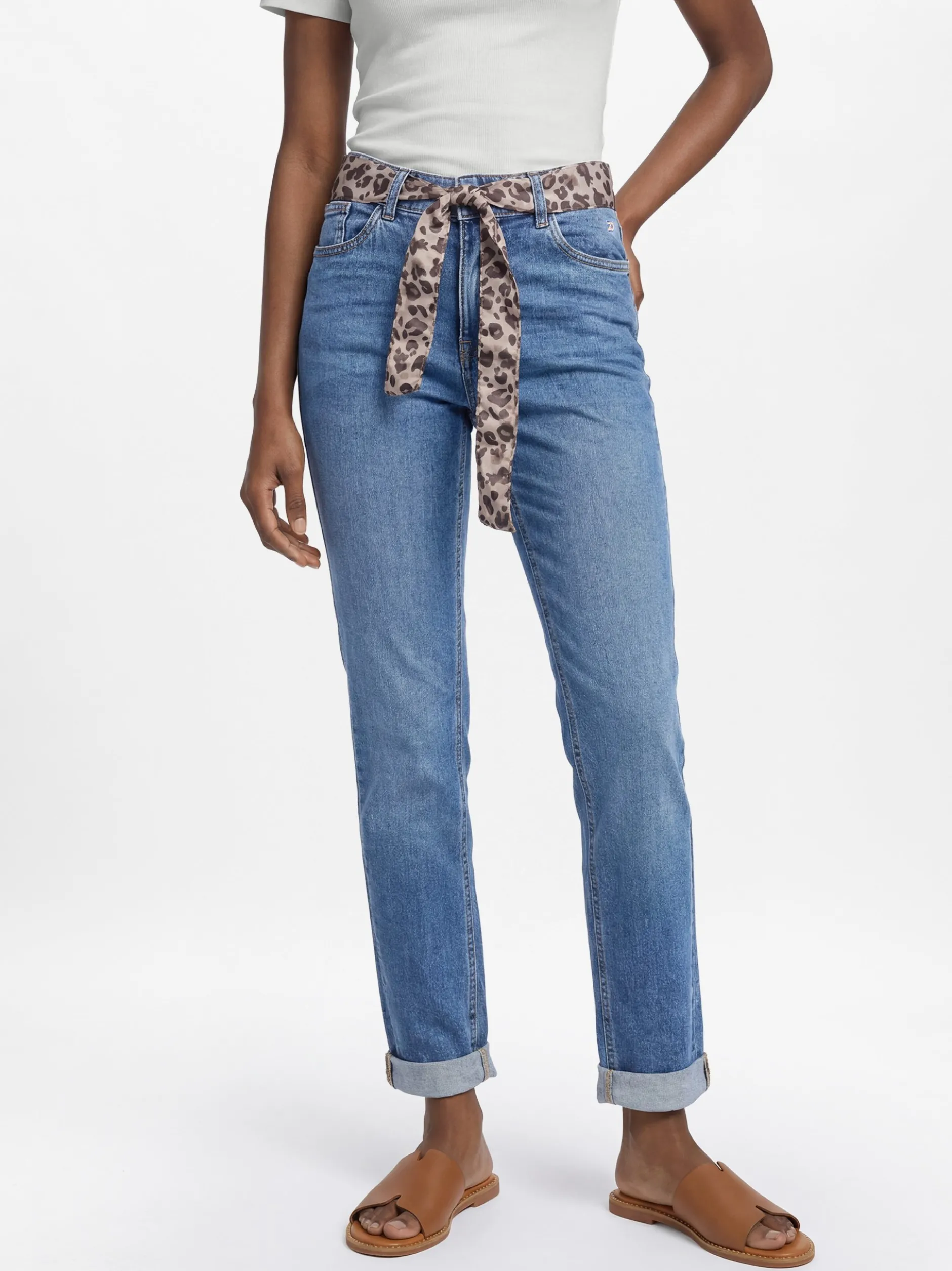 zero Damen Jeans - Orlando in denim - Länge: lang
