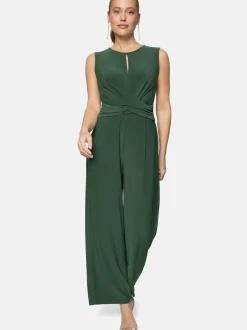 zero Damen Jumpsuit in grau grün