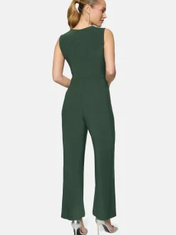 zero Damen Jumpsuit in grau grün