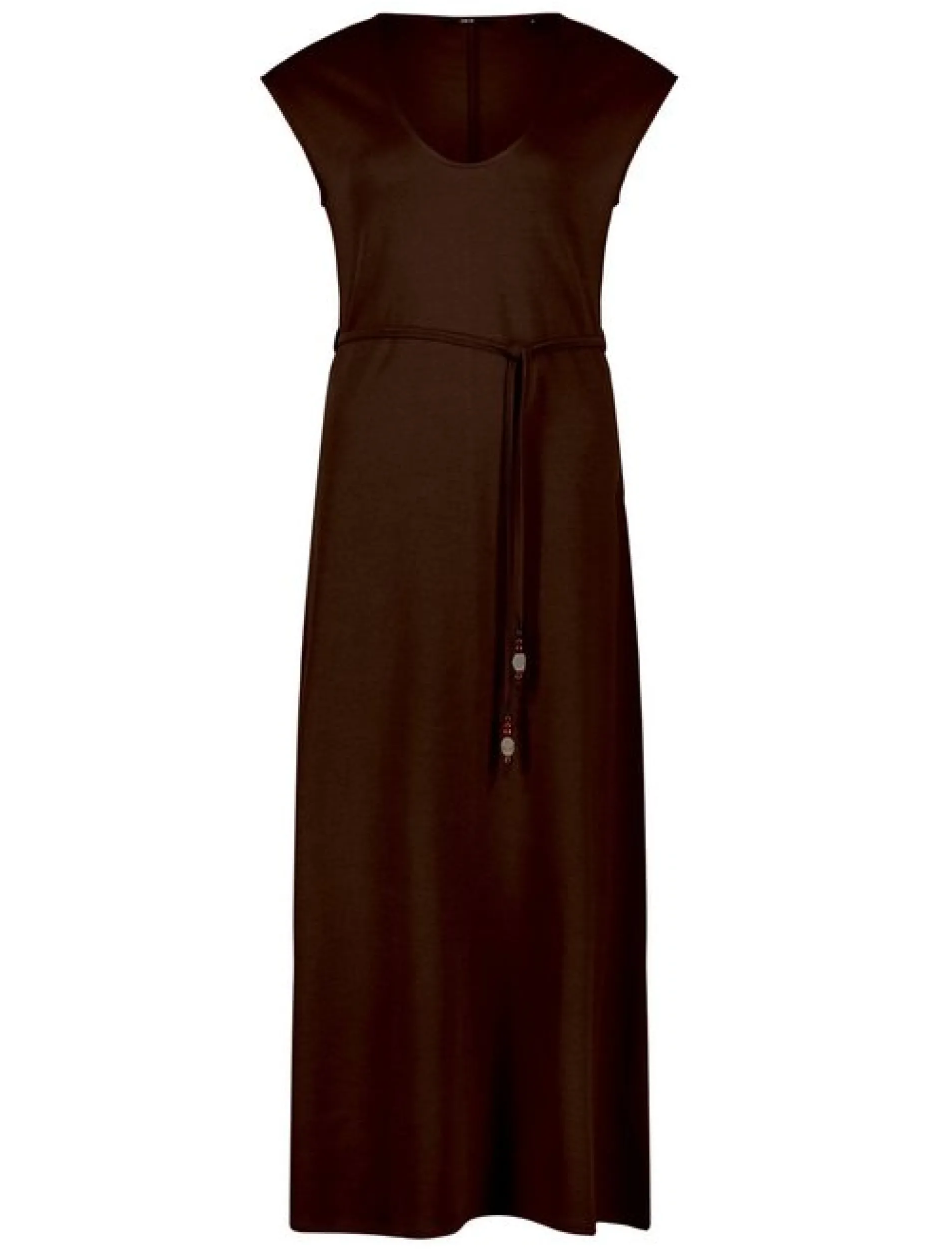 zero Damen Maxikleid in braun