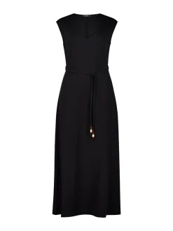 zero Damen Maxikleid in schwarz
