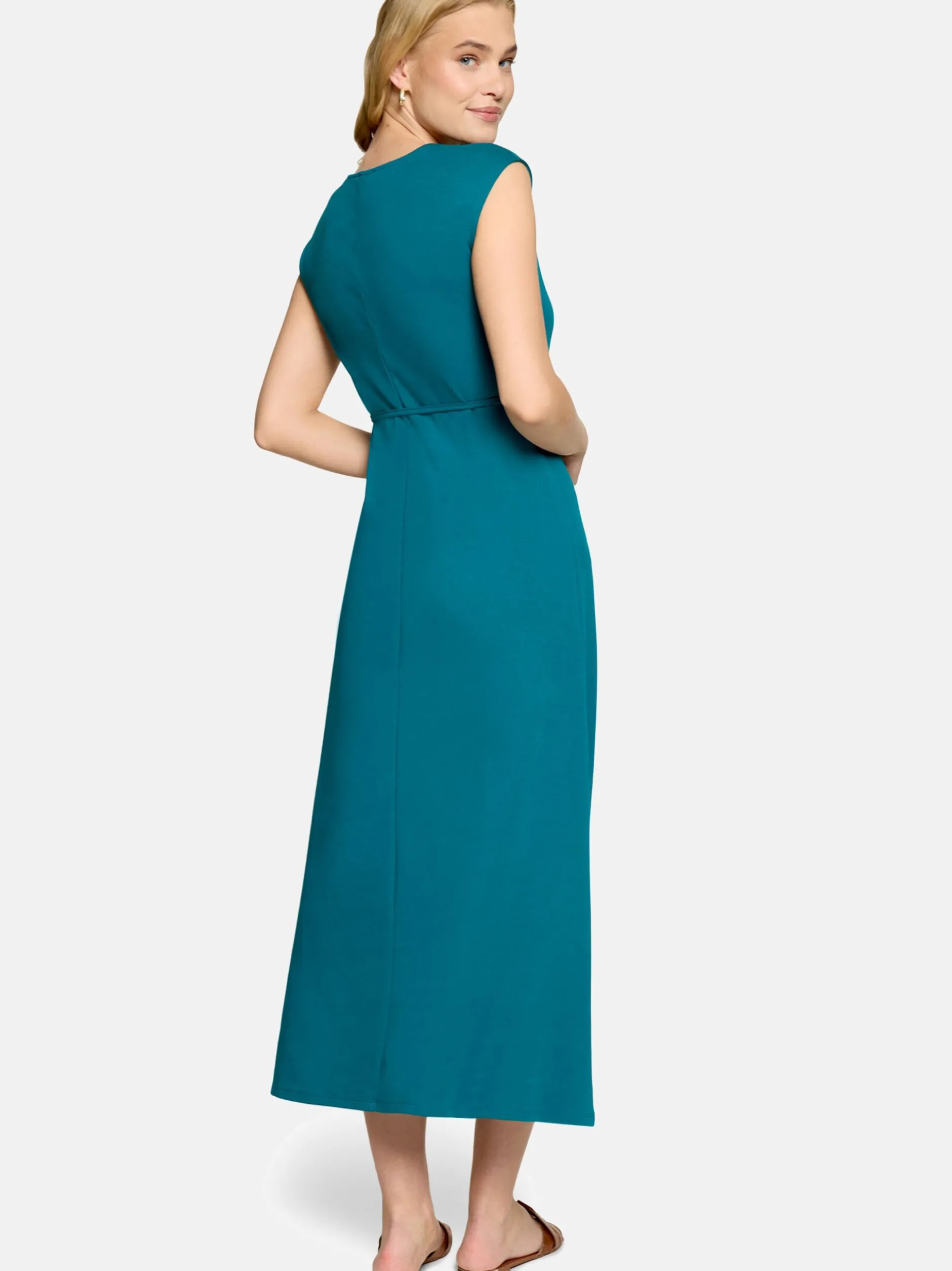 zero Damen Maxikleid in türkis