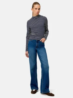zero Damen Ringelshirt in blau mehrfarbig